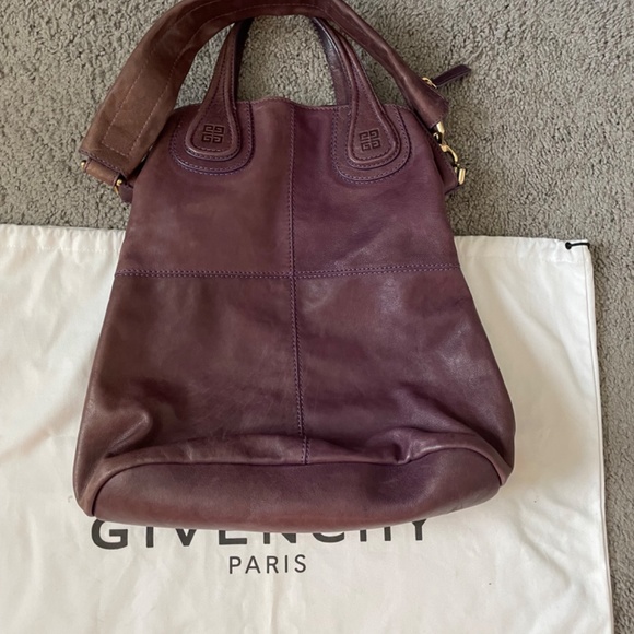 GIVENCHY Nightingale Large Shopper Tote in Eggplant color - Picture 15 of 15